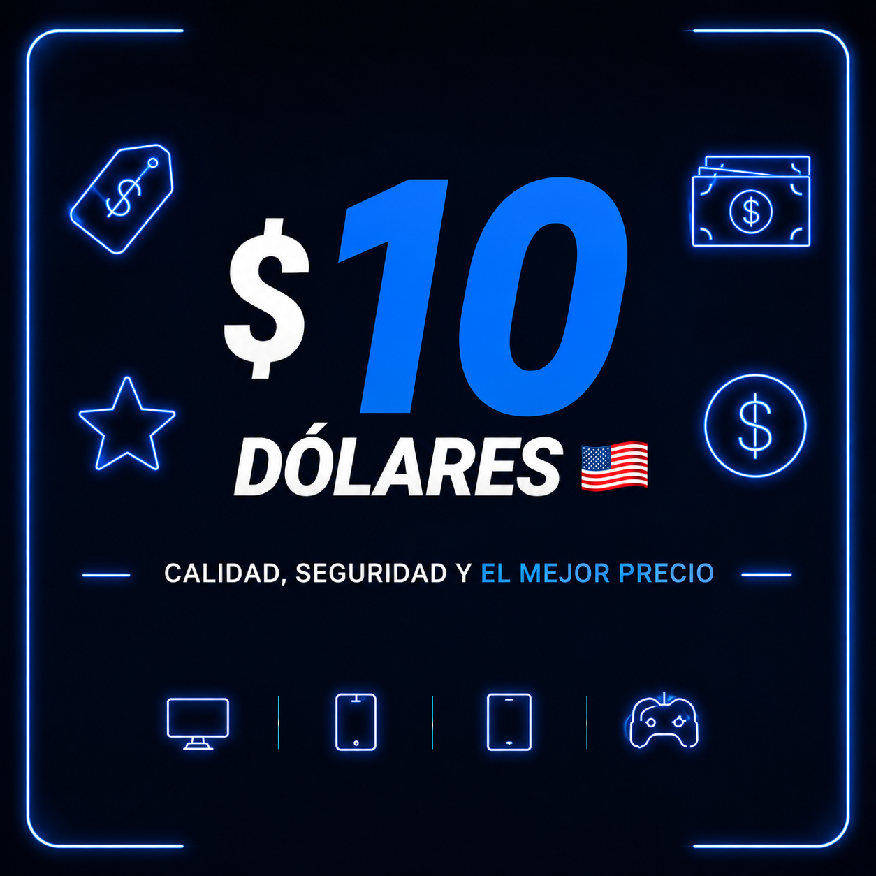 PSN  $10 dólares US