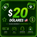 XBOX $20 dólares US