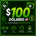 XBOX $100 dólares US